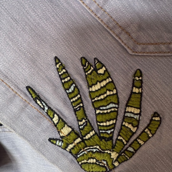 Anthropologie Embroidered Patch Jacket Sz S - NWOT - Picture 9 of 12